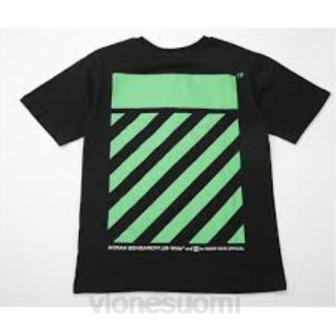 alkuun Vlone raidallinen premium t-paita miehet 24N0356