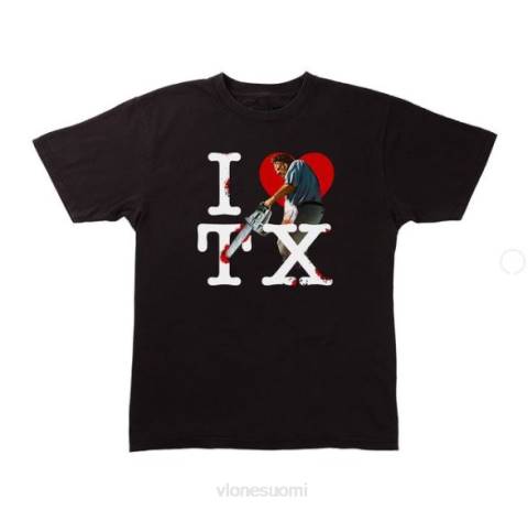 alkuun Vlone rakastan texas-t-paitaa miehet 24N0262
