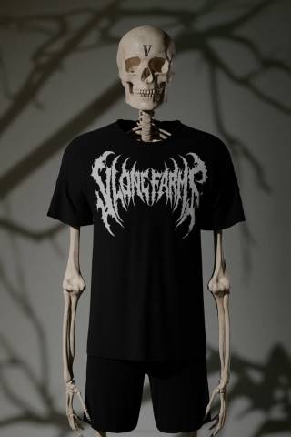 alkuun Vlone raskasmetalli oz. T-paita miehet 24N096