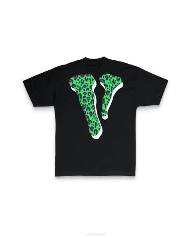 alkuun Vlone rodman gepardi t-paita musta miehet 24N0137