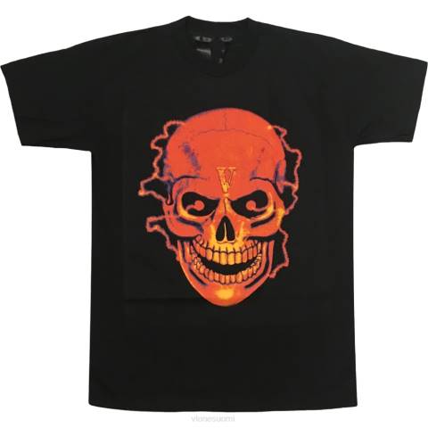 alkuun Vlone shoker skull t-paita miehet 24N0361