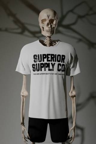 alkuun Vlone superiorcrow t-paita miehet 24N0101