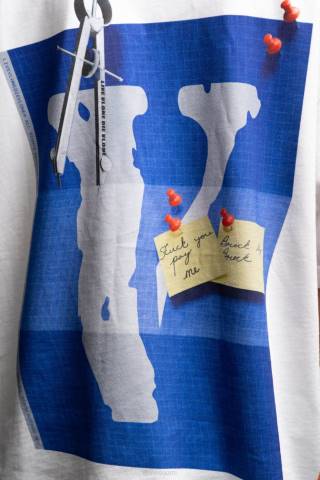 alkuun Vlone suunnitelmallinen t-paita miehet 24N0109