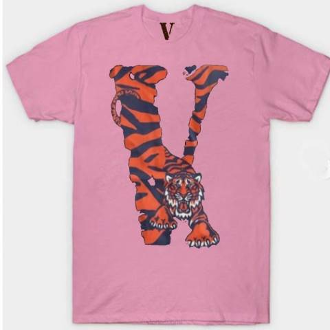 alkuun Vlone tiikerin muotoinen t-paita miehet 24N0270