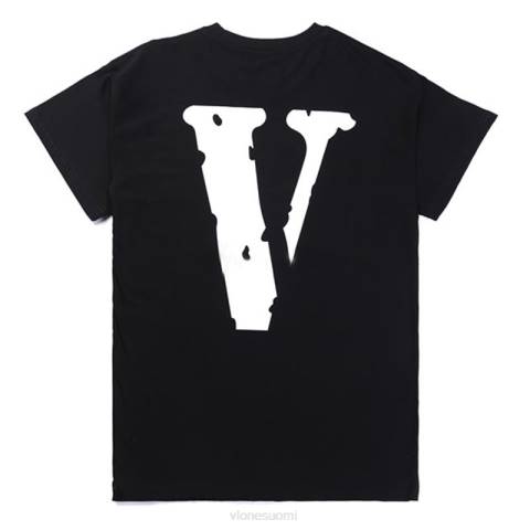 alkuun Vlone tupac thug life tattoo musta t-paita miehet 24N0203