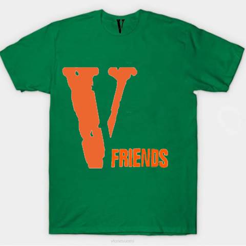 alkuun Vlone v friends t-paita miehet 24N0315