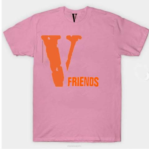 alkuun Vlone v friends t-paita miehet 24N0315