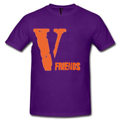 alkuun Vlone v friends t-paita miehet 24N0315