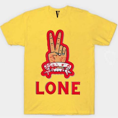 alkuun Vlone v yksinäinen hauska lahja t-paita miehet 24N0297
