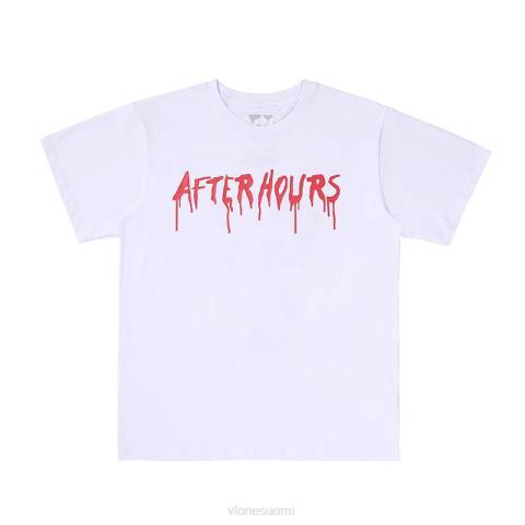 alkuun Vlone viikonloppuna tuntien jälkeen happotippaus t-paita miehet 24N0333