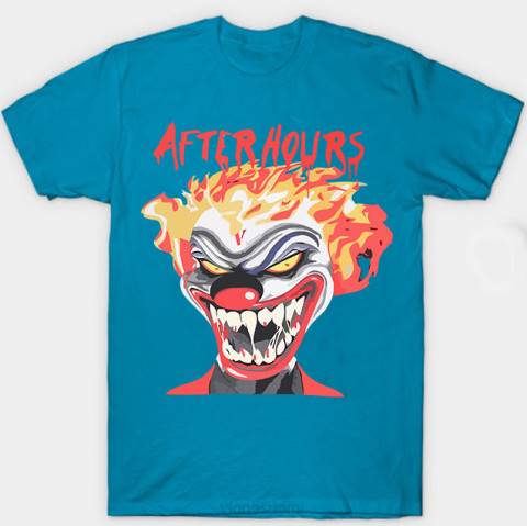 alkuun Vlone viikonloppuna tuntien jälkeen, jos i od klovni tee miehet 24N0331