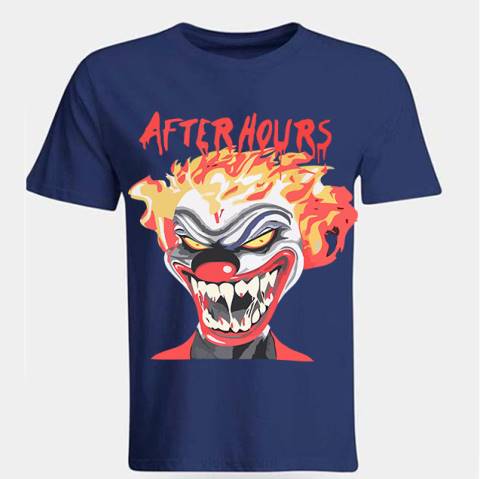 alkuun Vlone viikonloppuna tuntien jälkeen, jos i od klovni tee miehet 24N0331