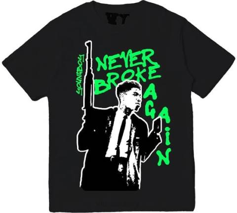 alkuun Vlone youngboy nba my window tee miehet 24N0242