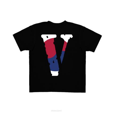 alkuun Vlone ystävät kor t-paita musta miehet 24N0257