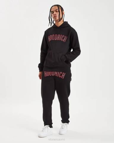 pohja Vlone og essence joggers musta/litsi/rautaportti miehet 24N0374